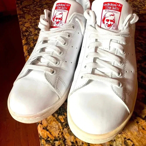 adidas Other - Mens Red Adidas Stan Smith